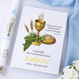 Biblia- Pamiątka I Komunii Świętej- kielich