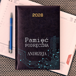 Kalendarz z nadrukiem- pamięć podręczna