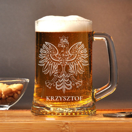 Kufel z orłem