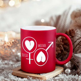 Kubek z grawerem- Różnica płci