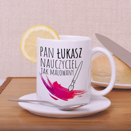 Kubek dla nauczyciela - Plastyka