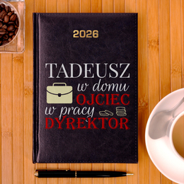 Kalendarz z nadrukiem- Ojciec dyrektor