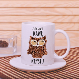 Kubek z nadrukiem - sowa