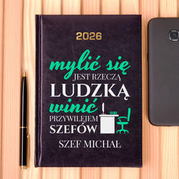 Kalendarz z nadrukiem- przywilej szefa