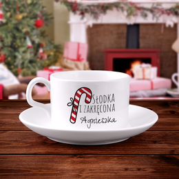 Filiżanka z nadrukiem- Laska cukrowa