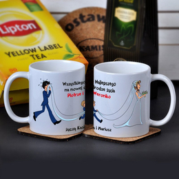 Dwa kubki dla Młodej Pary