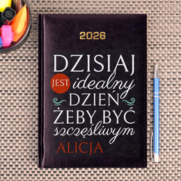 Kalendarz z nadrukiem - Być szczęśliwym