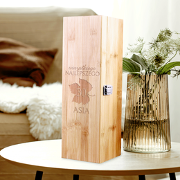 Pudełko na wino z akcesoriami + grawer -Wszystkiego Najlepszego