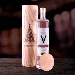 Tuba na wódkę- pudełko Wesołych Świąt - choinka