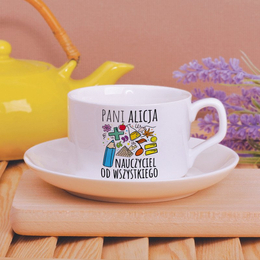 Filiżanka z nadrukiem dla nauczyciela klas 1-3 lub przedszkolanki