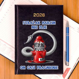 Kalendarz z nadrukiem - dla Strażaka