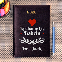 Kalendarz z nadrukiem- "Kochamy Cię babciu"