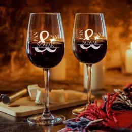 Kieliszki do wina -  Pan i Pani