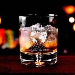 Szklanka do whisky dla ukochanego: Jesteś moim całym światem