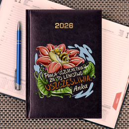 Kalendarz z nadrukiem - praca uszlachetnia