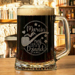 Kufel z grawerem "Najlepszy dziadek na świecie"