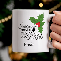 Kubek ceramiczny - świąteczny nastrój