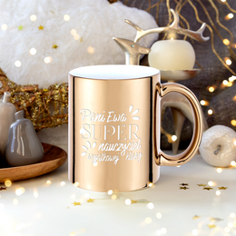 Złoty Kubek z grawerem- dla super nauczyciela