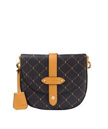 Torebka listonoszka Saddle Bag damska Puccini Monogram BTXP0014 brązowa