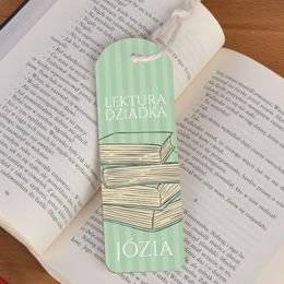 Zakładka do książki ze sznureczkiem - Lektura Dziadka