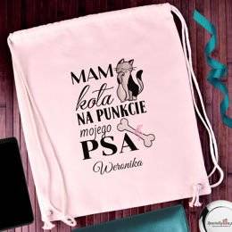 Worek na plecy - dla miłośniczki psów