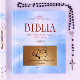 Biblia - Pamiatka Chrztu Świętego - Aniołek