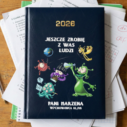Kalendarz z nadrukiem - dla nauczyciela
