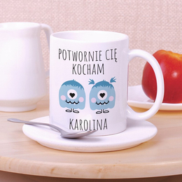 Kubek z nadrukiem - Potwornie Cię kocham
