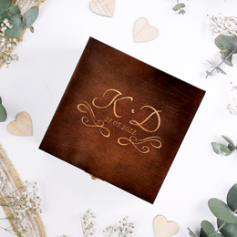 Pudełko z herbatą Lipton - Inicjały