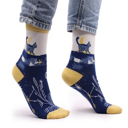 Skarpety Bambusowe Hop Hare - Nocny Kot (S/M)