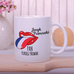 Kubek dla nauczyciela języka francuskiego