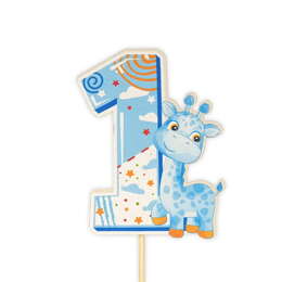 Pik na Roczek, zestaw 5 sztuk-Niebieska żyrafa