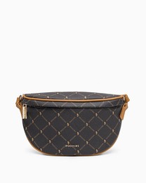 Torebka listonoszka damska Puccini Monogram BLXP0055N-2 brązowa