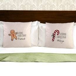 Dwie poduszki świąteczne dla pary