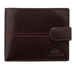 Portfel WITTCHEN 14-1-115 RFID brązowy z grawerem- Twoim tekstem