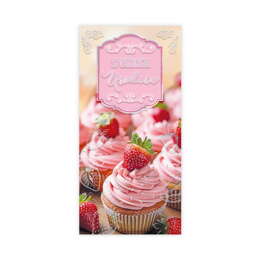 Kartka z okazji urodzin - Babeczka