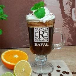 Szklanka do kawy - Monogram + Imie