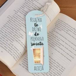 Zakładka do książki ze sznureczkiem- Drzwi