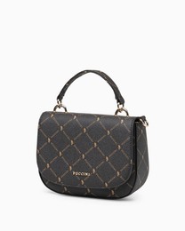 Torebka listonoszka damska Puccini Monogram BLXP0052M-2 brązowa