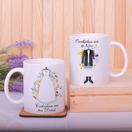 Dwa kubki dla małżeństwa- prezent na ślub