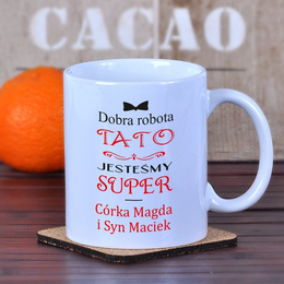 Kubek "Dobra robota Tato"