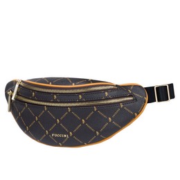 Saszetka / Nerka Puccini MONOGRAM BLXP0030-2 brązowa