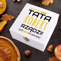 Pudełko z herbatą Lipton - tata rządzi