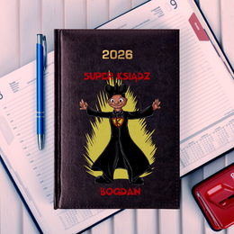 Kalendarz z nadrukiem dla księdza