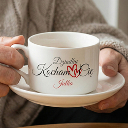 Filiżanka z nadrukiem- Dziadku Kocham Cię