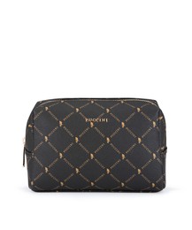 Kosmetyczka pudełkowa Puccini Monogram QLXP0045-2 brązowa