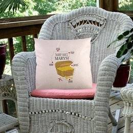 Poduszka dla babci - Skarby Babaci z imionami wnuków