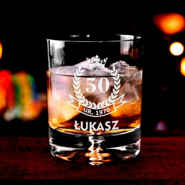 Szklanka do whisky - urodzinowa 250ml