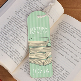 Zakładka do książki ze sznureczkiem - Lektura Dziadka