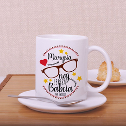 Kubek z nadrukiem- Najlepsza Babcia na świecie